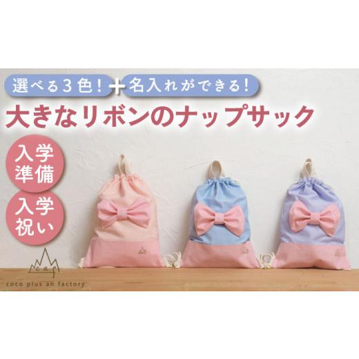 ふるさと納税 雑貨・日用品 長崎県 川棚町 スカイブルー 体操服袋 ナップサック お着替え袋 coco plus an factory OCR039-2 スカイブルー