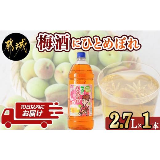 ふるさと納税 宮崎県 都城市 梅酒にひとめぼれ 2.7L×1本 ≪みやこんじょ特急便≫ _AA-6702_(都城市) 梅酒 2.7L 14度 1本 国産梅100%使用 炭酸割り/お湯割り…