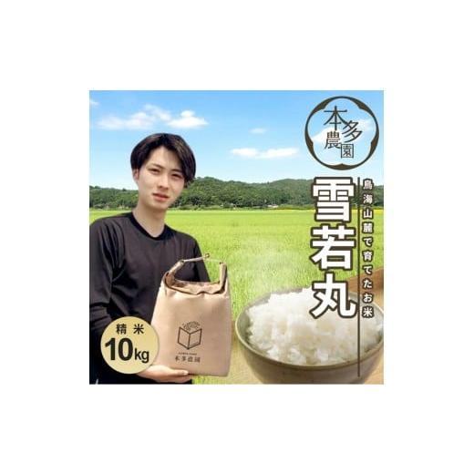 ふるさと納税 米 山形県 酒田市 令和7年産 精米 雪若丸 10kg(5kg×2袋) 農家直送 HO