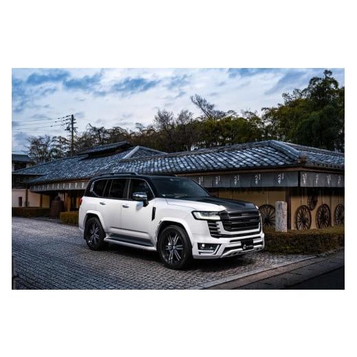 ふるさと納税 雑貨・日用品 大阪府 阪南市 カーボン柄 ブラック仕様 トヨタ 300系 ランドクルーザー ラヴライン リアゲート スポイラー (AES製) 2312-5310 …