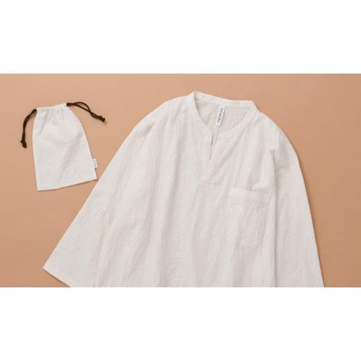 ふるさと納税 服 男 兵庫県 西脇市 SHIWAコットン リラックスプルオーバーシャツ(44-35) 1(U) サイズ:1(U)