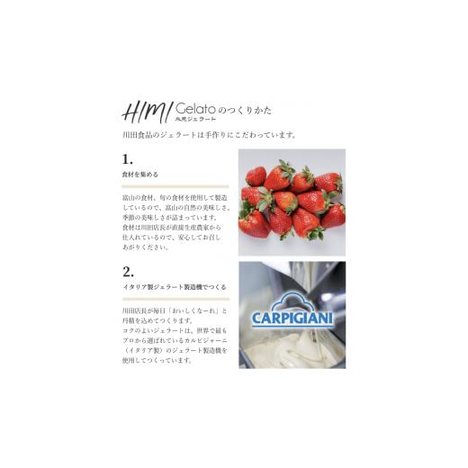 ふるさと納税 アイス・ヨーグルト ジェラート 富山県 氷見市  3ヶ月定期便 Himi Gelato 訳ありジェラート２Lミルク ミルクの画像