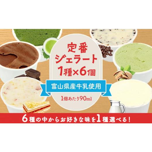 ふるさと納税 富山県 氷見市 [Himi Gelato]定番ジェラート6個チョコレート チョコレート