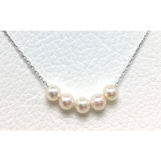 ふるさと納税 ネックレス 三重県 志摩市 真珠 アクセサリー ネックレス K14 ホワイトゴールド パール ペンダント 4ミリ 〜 4.5ミリ 結婚式 入学式 卒業式 ギフ…