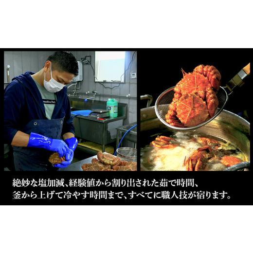 ふるさと納税 カニ 毛ガニ 北海道 白老町 毛蟹 ボイル済み 冷凍 2尾セット 約1.14kg_3