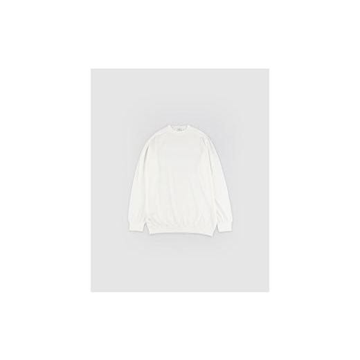 ふるさと納税 服 男 山梨県 市川三郷町 メンズ ウールシルクインナー 丸首 長袖(LLサイズ)ナチュラル 5839-9648 ナチュラル