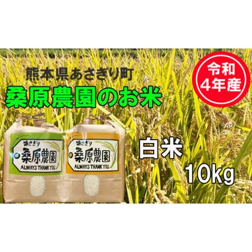 ふるさと納税 熊本県 あさぎり町 令和4年産 熊本県あさぎり町 桑原農園のお米ヒノヒカリ 白米10kg(5kg×2袋)