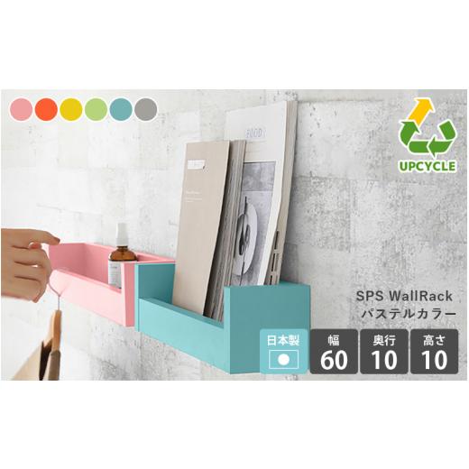 ふるさと納税 家具 インテリア・寝具・収納 福井県 越前町 e55-a006_01 ウォールラック SPS WallRack 幅60cm パステルカラー 日本製 完成品 小さいけれど頼れ…
