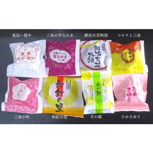ふるさと納税 和菓子 和菓子セット・詰め合わせ 新潟県 三条市 三条ふるさと銘菓 8種×各2個 計16個 詰合せ 菓子 スイーツ 詰め合わせ つるがや 010S212の画像