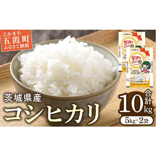 ふるさと納税 米 コシヒカリ 茨城県 五霞町 令和7年産 茨城県産コシヒカリ10kg(5kg×2) / お米 精米 こしひかり 旨味 安心 美味しい JA茨城むつみ 茨城県 …