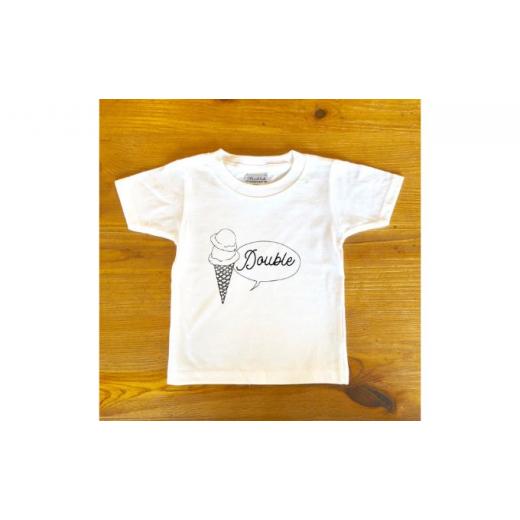 ふるさと納税 神奈川県 逗子市 2人兄弟姉妹でおそろい／アイスクリーム Sigle×Double プリント／ Tシャツ2枚組ギフトセット【出産祝い・誕生日・ギフト・プレ… 子ども用ファッション小物 G1309286886(13000円)