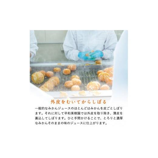 ふるさと納税 果汁飲料 みかん 和歌山県 有田市  早和果樹園 味まろしぼり12本入（720ml）(A620-3)の画像