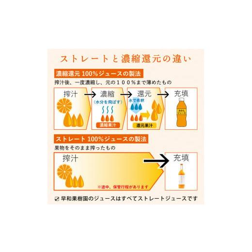 ふるさと納税 果汁飲料 みかん 和歌山県 有田市  早和果樹園 味まろしぼり12本入（720ml）(A620-3)の画像