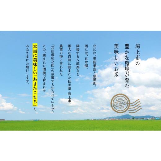 ふるさと納税 米 あきたこまち 秋田県 潟上市  3ヶ月定期便 定期便 秋田県産 あきたこまち 3か月 10kg 5kg × 2袋 令和7年産 精米 直送 米 お米 こめ おこめ …の画像