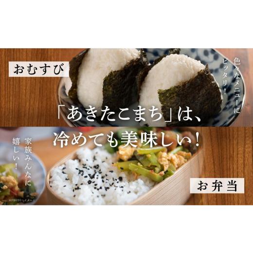 ふるさと納税 米 あきたこまち 秋田県 潟上市  3ヶ月定期便 定期便 秋田県産 あきたこまち 3か月 10kg 5kg × 2袋 令和7年産 精米 直送 米 お米 こめ おこめ …の画像