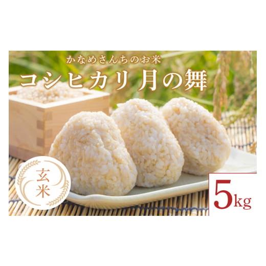 ふるさと納税 玄米 茨城県 笠間市 かなめさんちのお米「月の舞」玄米 5kg 令和7年度産 米 新米 玄米 コシヒカリ こしひかり ブランド米 お米 げんまい 国産 お…