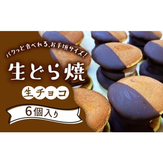 ふるさと納税 長崎県 南島原市 生どら焼き どらパク(生チョコ)6個入り / 南島原市 / 吉田菓子店 