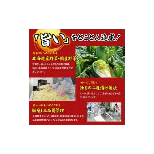 ふるさと納税 加工品等 キムチ 北海道 恵庭市 『定期便：全5回』スーパー極上キムチ３種セット 40002101_4