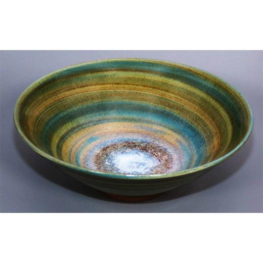 ふるさと納税 陶磁器・漆器・ガラス 岡山県 瀬戸内市 虫明焼 灰釉彩貫入練込茶碗 透明（黒井博史 作） No.5735-1353_1