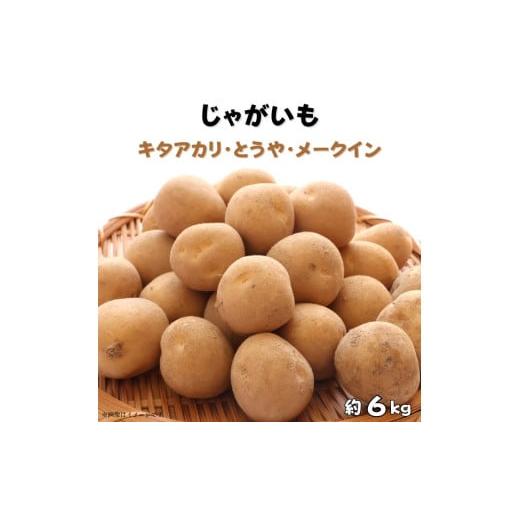 ふるさと納税 野菜類 じゃがいも 千葉県 匝瑳市 じゃがいも3種食べ比べ(キタアカリ・とうや・メークイン)計約6kg / じゃがいも ジャガイモ 馬鈴薯 キタア…