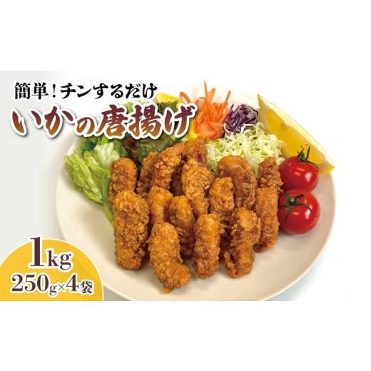 ふるさと納税 イカ 岩手県 大船渡市 揚げなくて良い いか 唐揚げ 1kg 250g×4袋 2026年3月〜発送 イカ いか唐揚げ イカ唐揚げ 揚げ物 海鮮 魚貝類 魚介類 惣…