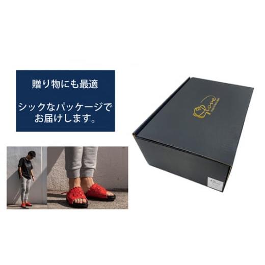 ふるさと納税 ファッション スリッパ 奈良県 御所市 Glove グローブサンダル （ディープオレンジ） Lサイズ ／ サカガワ 履物 野球グローブ 手作り 奈良県 御…_8