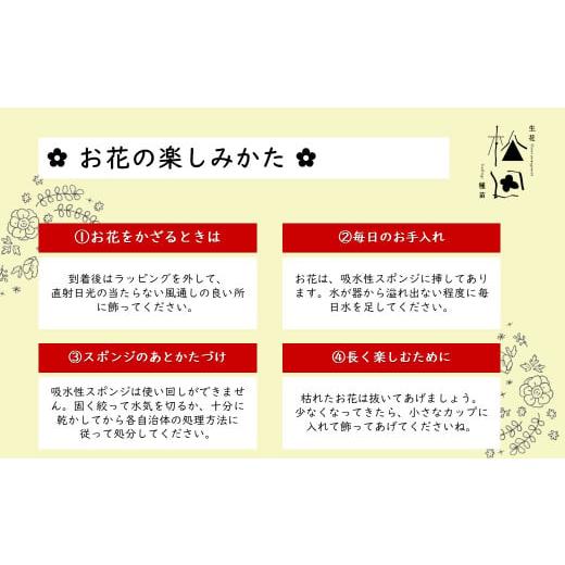 ふるさと納税 岩手県 遠野市 【 定期便 12ヶ月 】季節のフラワーアレンジメント Mサイズ 合計12回【松田生花店】 12ヶ月