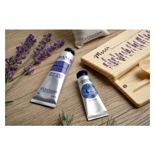 ふるさと納税 岩手県 釜石市 fc-61-001　釜石産木材とロクシタンのディーニュ・レ・バンラベンダー観光農園オリジナルセット ラベンダー シア