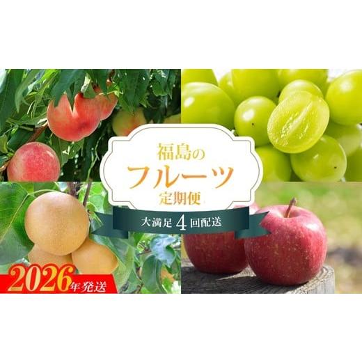 ふるさと納税 果物の詰合せ 福島県 福島市 No.2261福島のフルーツ4品定期便 2026年発送 先行予約