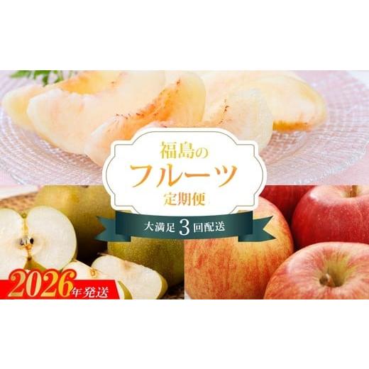 ふるさと納税 果物の詰合せ 福島県 福島市 No.2268福島のフルーツ3品定期便 2026年発送 先行予約