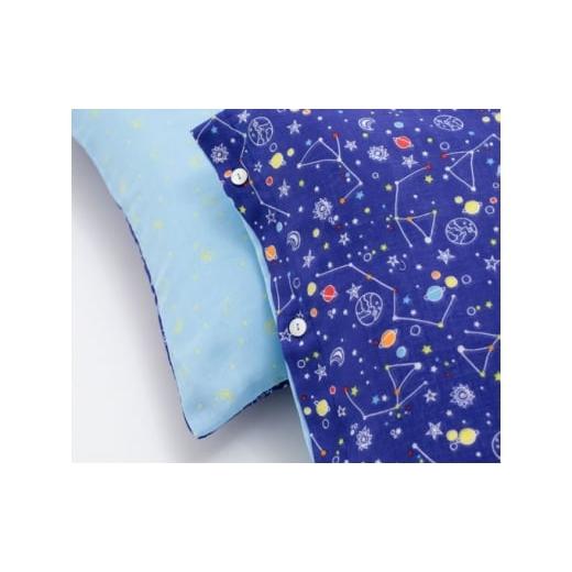 ふるさと納税 タオル・寝具 福岡県 朝倉市 PGガーゼ 布団カバー＆枕カバー 宇宙の画像
