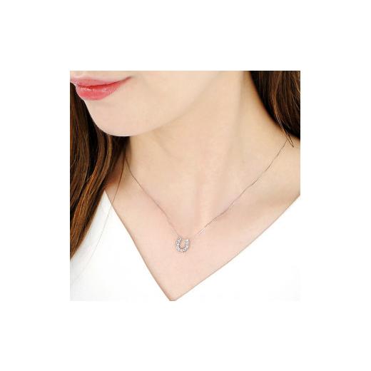 ふるさと納税 アクセサリー ペンダント 山梨県 甲府市 甲府ジュエリー Pt ダイヤ馬蹄0.30ct　PN　325717_6