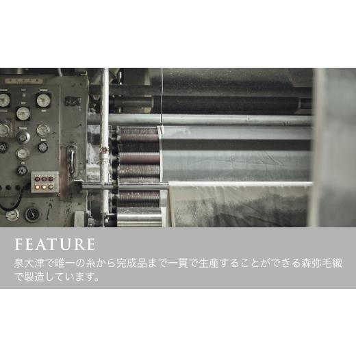 ふるさと納税 タオル・寝具 毛布 大阪府 泉大津市 天然由来の抗菌加工付き Flood of Light 綿毛布 ダブル／カーキ 3382の画像
