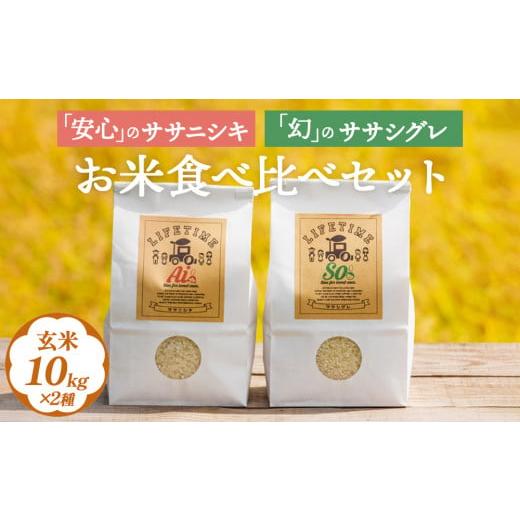 ふるさと納税 玄米 宮城県 石巻市 ササシグレ 玄米 10kg ササニシキ 玄米 10kg 食べ比べ ささしぐれ ささにしき お米 コメ こめ おこめ ご飯 ごはん 希少 優し…