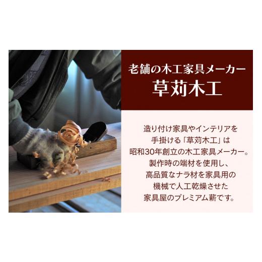 ふるさと納税 アウトドアグッズ 茨城県 小美玉市 家具屋さんの薪 ナラ材（35cmカット）100kg 薪 なら ナラ材 楢 乾燥 人工乾燥 高品質 薪ストーブ すぐ使える …の画像
