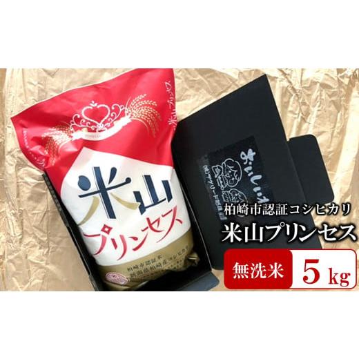 ふるさと納税 無洗米 新潟県 柏崎市 令和7年産新米 新潟産最上級コシヒカリ「米山プリンセス」 無洗米 5kg おいしいね アグリード越後のお米