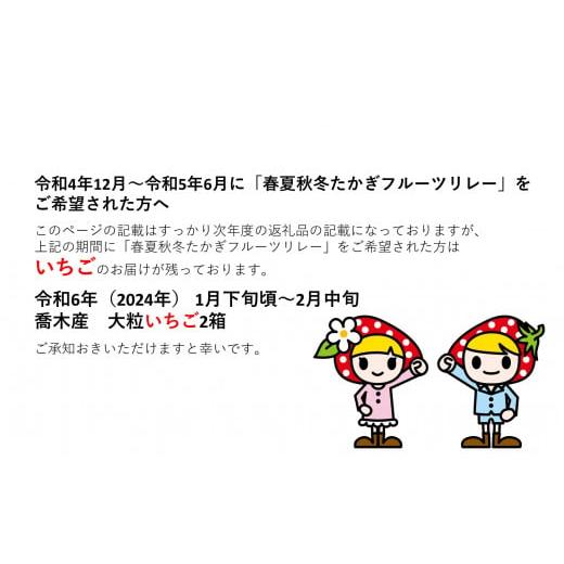 ふるさと納税 長野県 喬木村 6-J27　春夏秋冬たかぎフルーツリレー 【先行予約】｜furusatochoice｜08