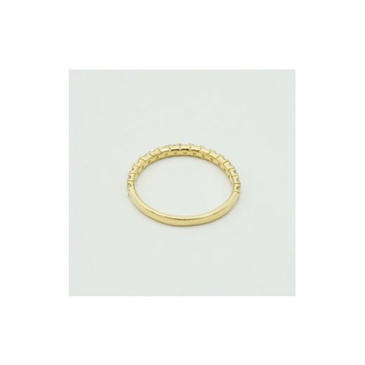 ふるさと納税 アクセサリー リング 山梨県 甲府市  サイズ：12号 〈 甲府ジュエリー 〉K18YG 0.30ct 6分エタニティリング　ラボグロウンダイヤモンド　LD0063B…の画像
