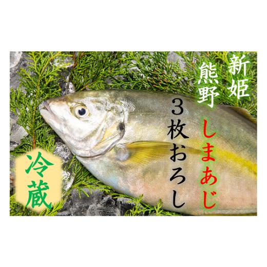 ふるさと納税 旬の鮮魚等 三重県 熊野市 配送日指定可 アジ 新姫熊野しまあじ 1匹 3枚おろし アラ付き 朝どれ 冷蔵 あじ シマアジ 鯵 刺身 お刺身 さしみ 真…