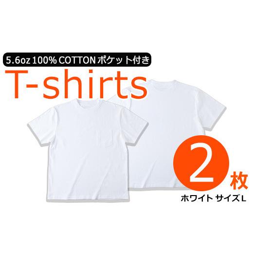 ふるさと納税 雑貨・日用品 大阪府 箕面市 数量限定 肌にやさしい 5.6oz天竺コットン100%Tシャツ(2枚・Lサイズ) m35-01-L スポーツライフスタイルラボ Lサイ…
