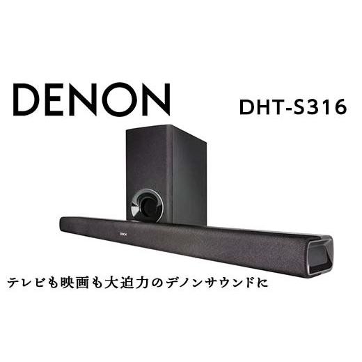 ふるさと納税 TV・オーディオ・カメラ 福島県 白河市 DENON ホームシアターサウンドバーシステム ［DHTS316K］ F21R-841の画像