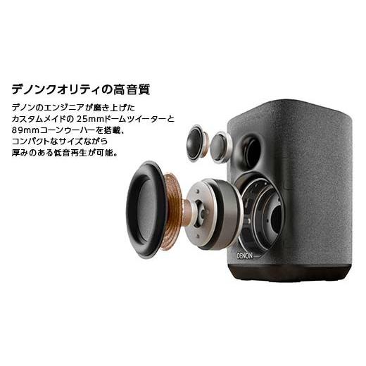 ふるさと納税 TV・オーディオ・カメラ 福島県 白河市 DENON スマートスピーカー ホワイト ［DENONHOME150W］ F21R-846の画像