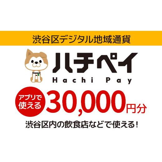 ふるさと納税 東京都 渋谷区 渋谷区デジタル地域通貨「ハチペイ」30,000円分｜furusatochoice｜02