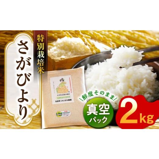 ふるさと納税 佐賀県 武雄市 [安心安全の特別栽培米!]令和5年産 さがびより 2kg 武雄市橘産 