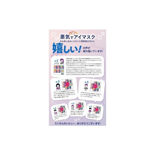 ふるさと納税 美容 山形県 酒田市 めぐりズム 蒸気めぐるアイマスク ラベンダーの香り  144枚(12枚入×12箱) SF0268の画像
