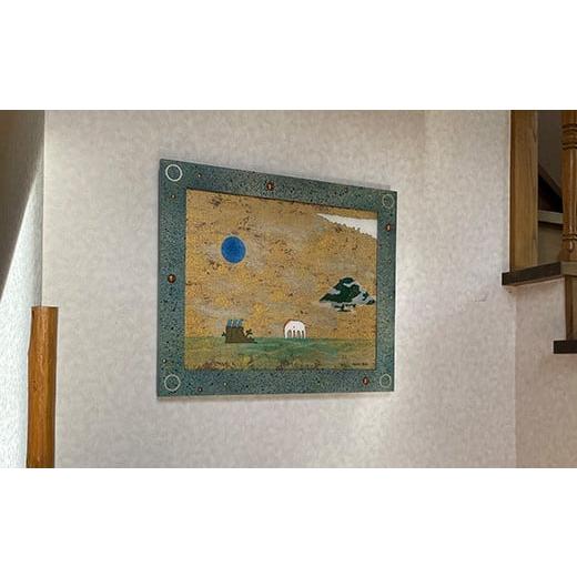 ふるさと納税 雑貨・日用品 絵画 福島県 伊達市 寄附者と作るオリジナルアート アクリルガラス絵制作 （木製額装込み） YOICHI-RON アート 絵画 作品 F20C-666_4