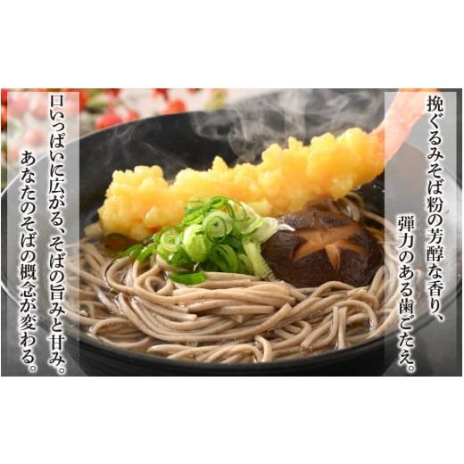 ふるさと納税 そば 生・半生めん 福井県 永平寺町  12ヶ月連続お届け 相席食堂で放送10.22 越前そば 永平寺そば極 手打ち十割生そば（つゆ付き）5人前 K-02602…の画像