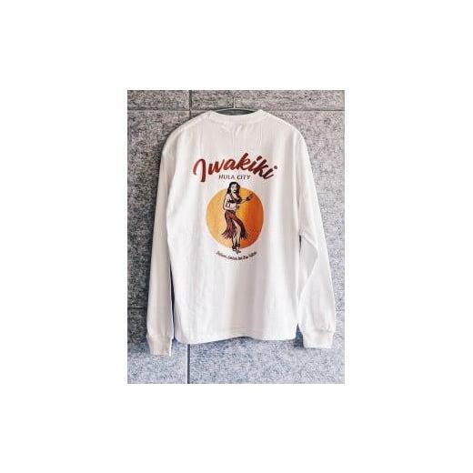 ふるさと納税 服 福島県 いわき市 いわき市発D2Cブランド「yourmood」 Iwakiki ロングスリーブTシャツ WHITE_M Mサイズ
