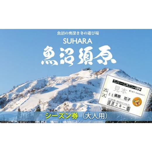 ふるさと納税 入場券・優待券 新潟県 魚沼市   須原スキー場 シーズン券(大人用)