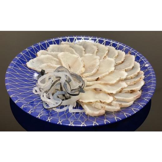 ふるさと納税 フグ 石川県 輪島市 天然輪島ふぐ炙りてっさ（100g×4皿、自家製ポン酢付き）_3